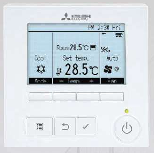 Mitsubishi Electric รีโมทประจำห้อง · MA / Wireless